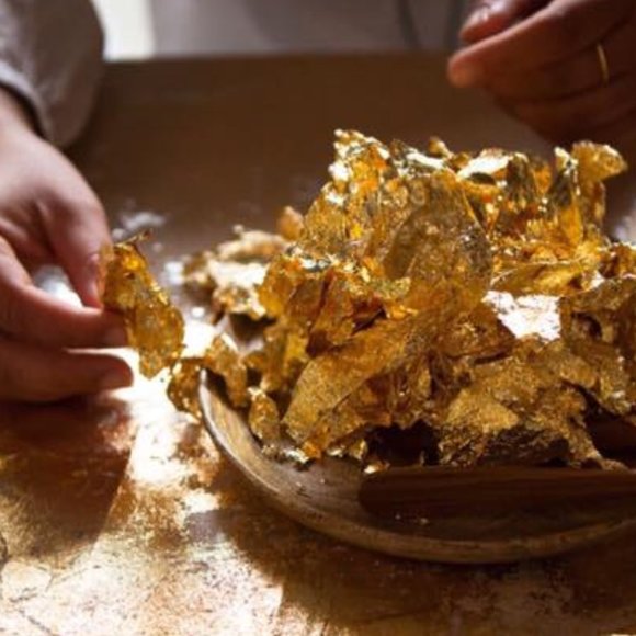 Gold sequins Skinny Bracelet - Picture 3 of 3